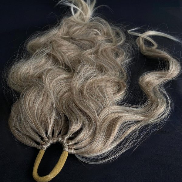 ASH Blonde Ponytail - Waves Hollywood on elastic band