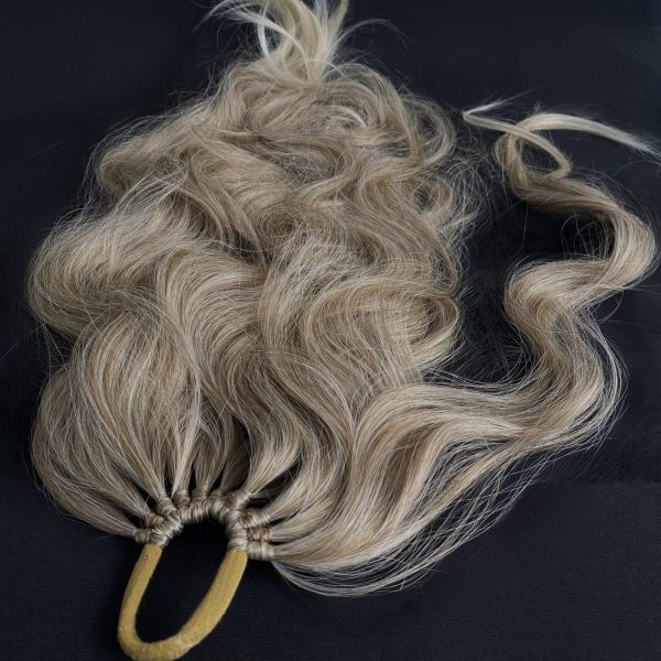 ASH Blonde Ponytail - Waves Hollywood on elastic band