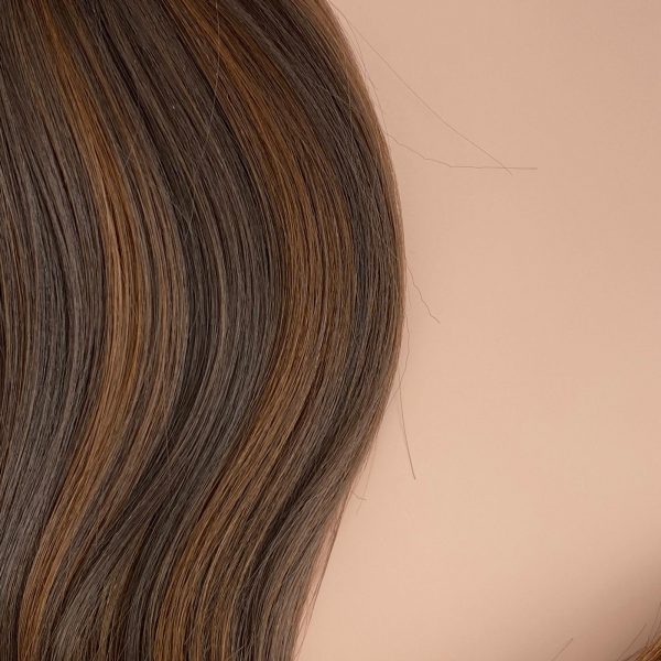 CINNAMON BRONZE Ponytail Extension On Elastic Band 14-28 INCH