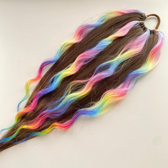 Light Rainbow Brown Ponytail – Straight/Wavy 24 INCH
