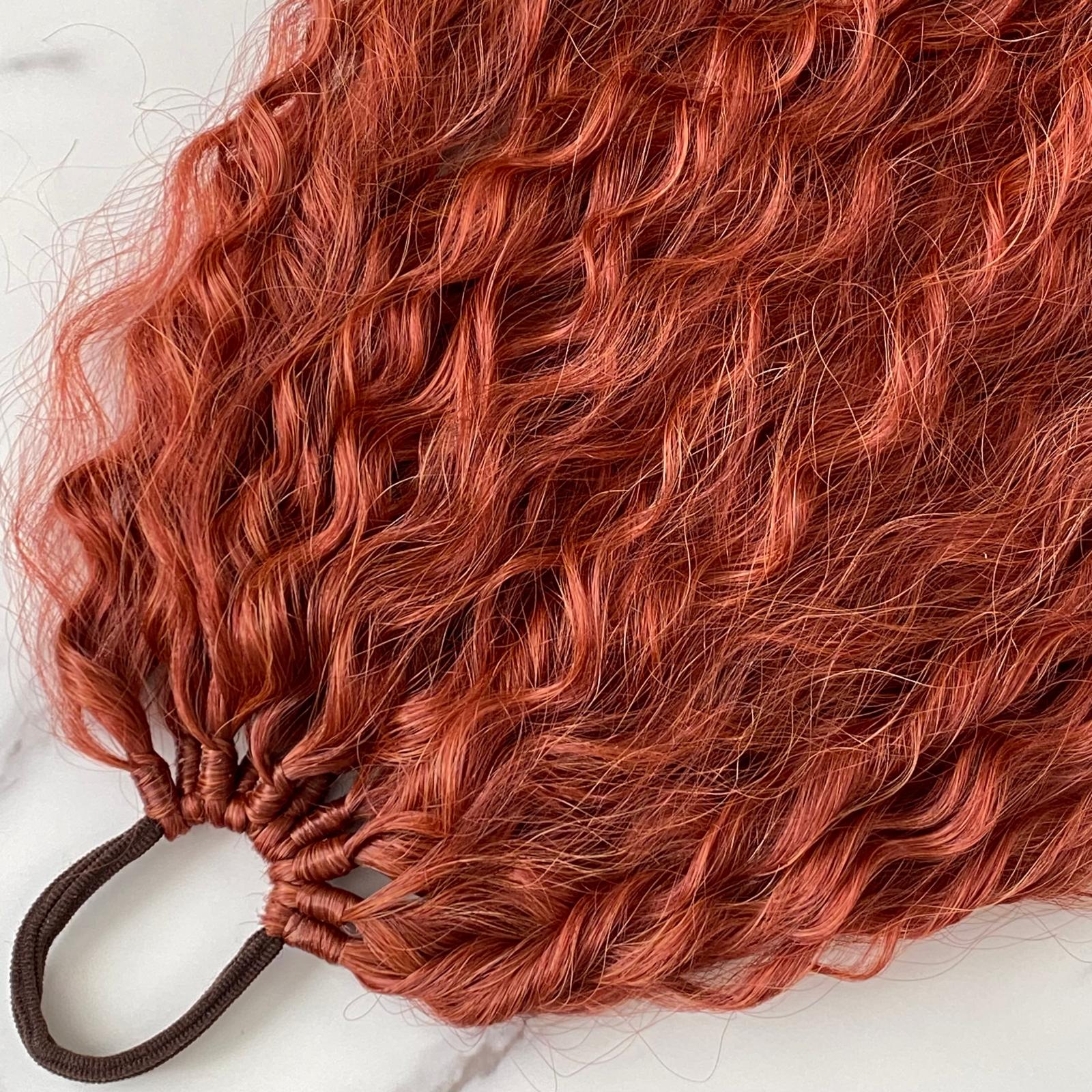 GINGER COOPER Mix Curly Ponytail on elastic band 22inch - Image 5