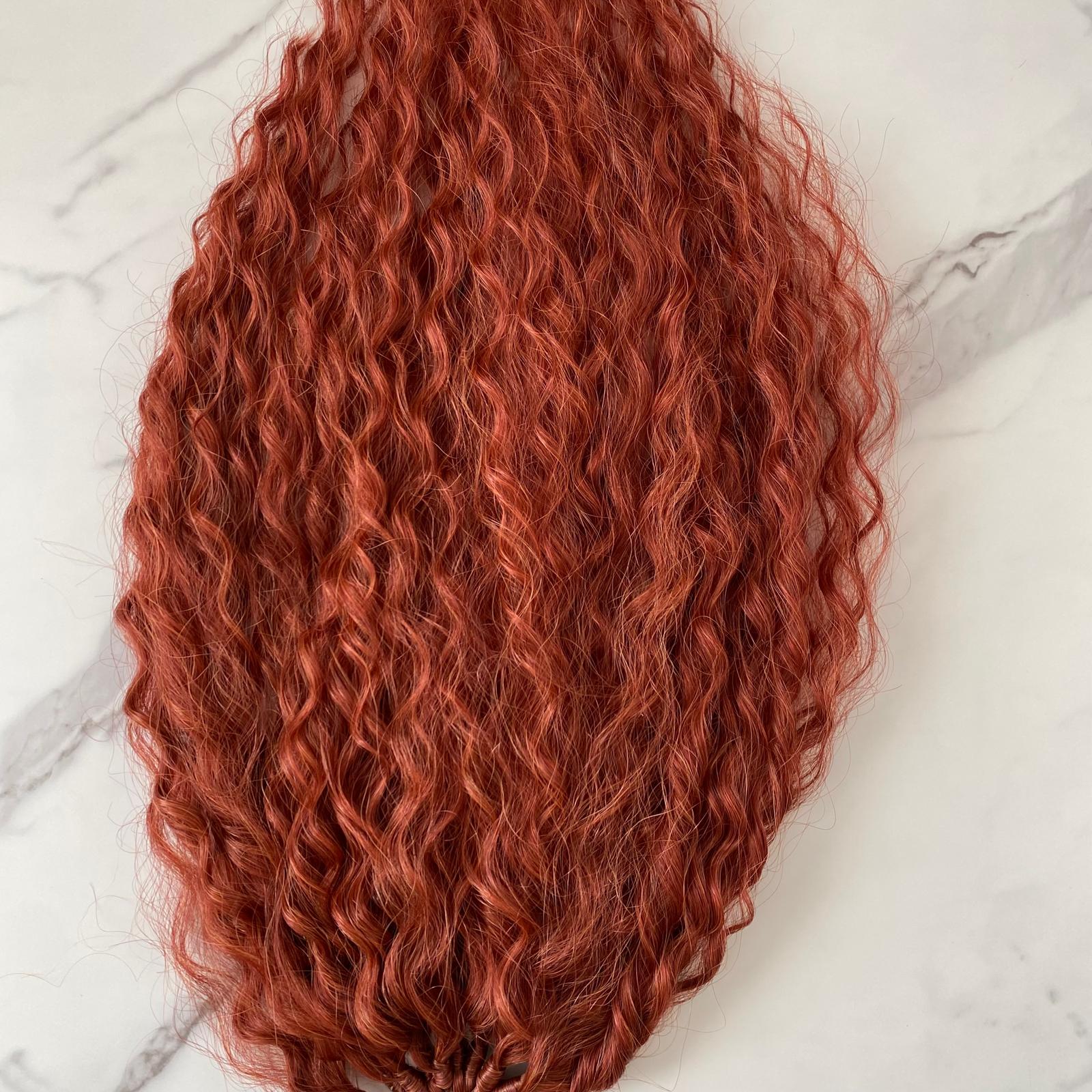 GINGER COOPER Mix Curly Ponytail on elastic band 22inch - Image 4