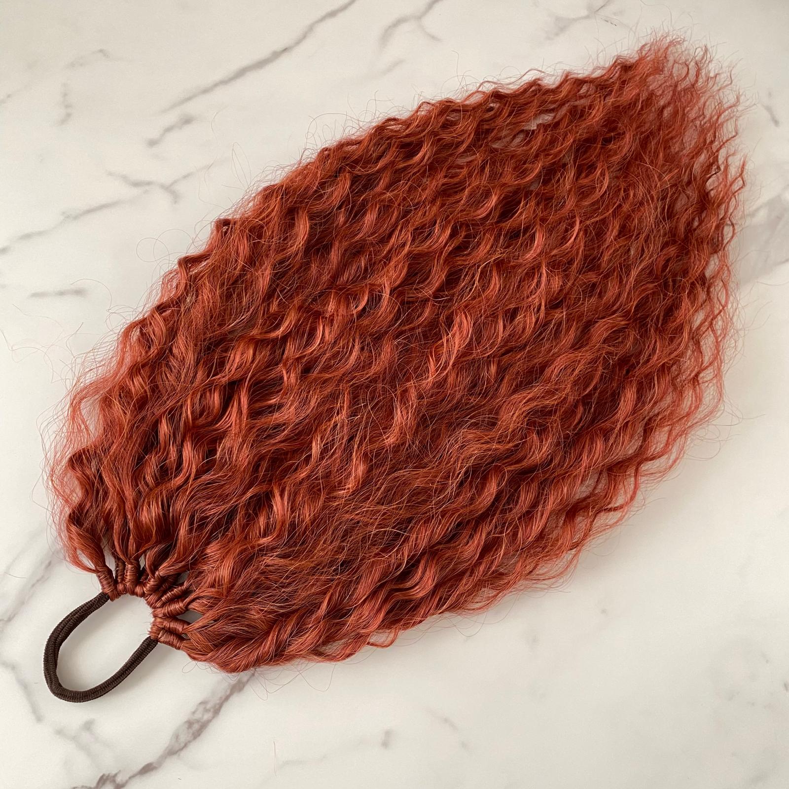 GINGER COOPER Mix Curly Ponytail on elastic band 22inch - Image 3
